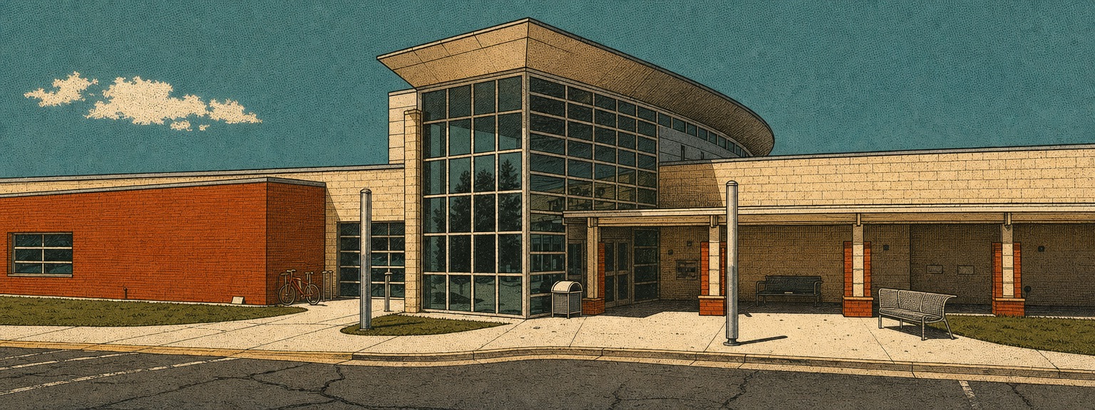 Illustrated view of Ashburn, Virginia