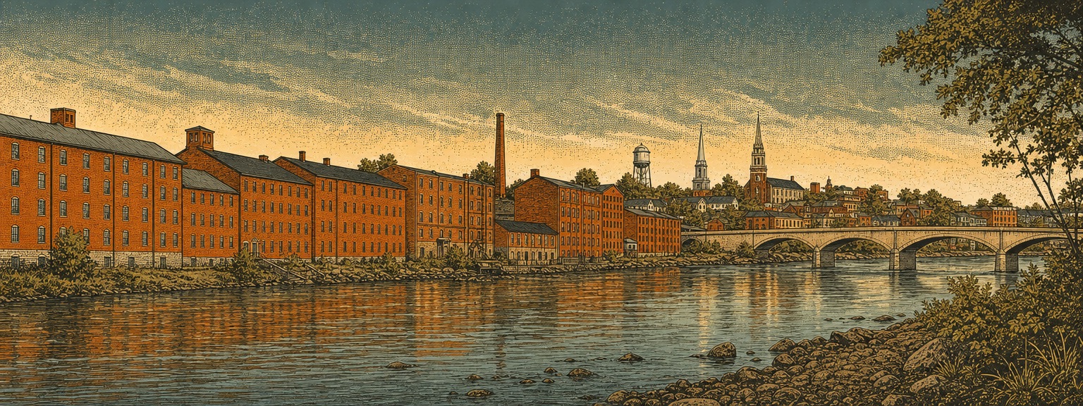 Illustrated view of Danville, Virginia