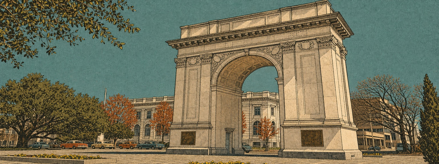 Illustrated view of Newport News, Virginia