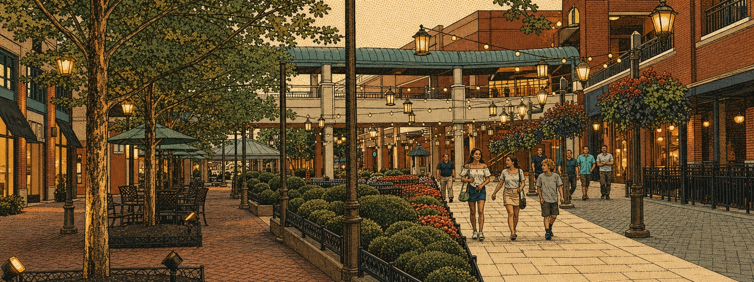 Illustrated view of Short Pump, Virginia