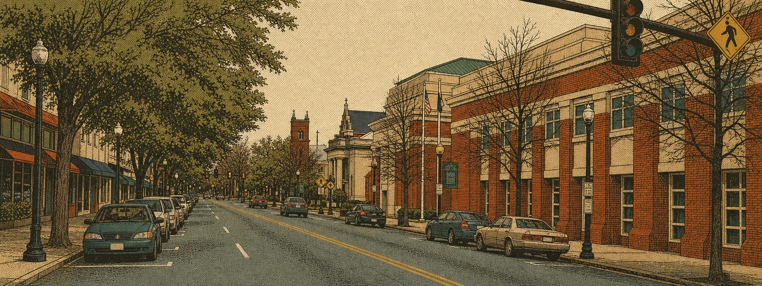 Illustrated view of Suffolk, Virginia