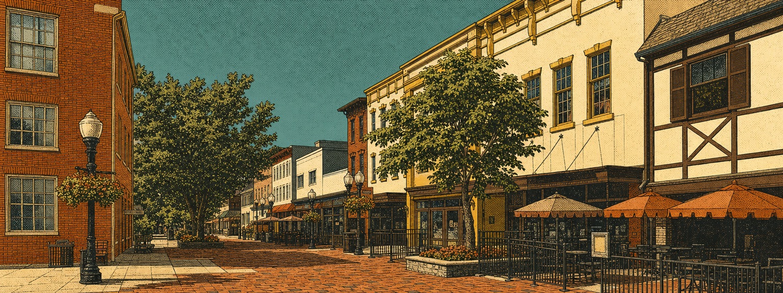 Illustrated view of Winchester, Virginia
