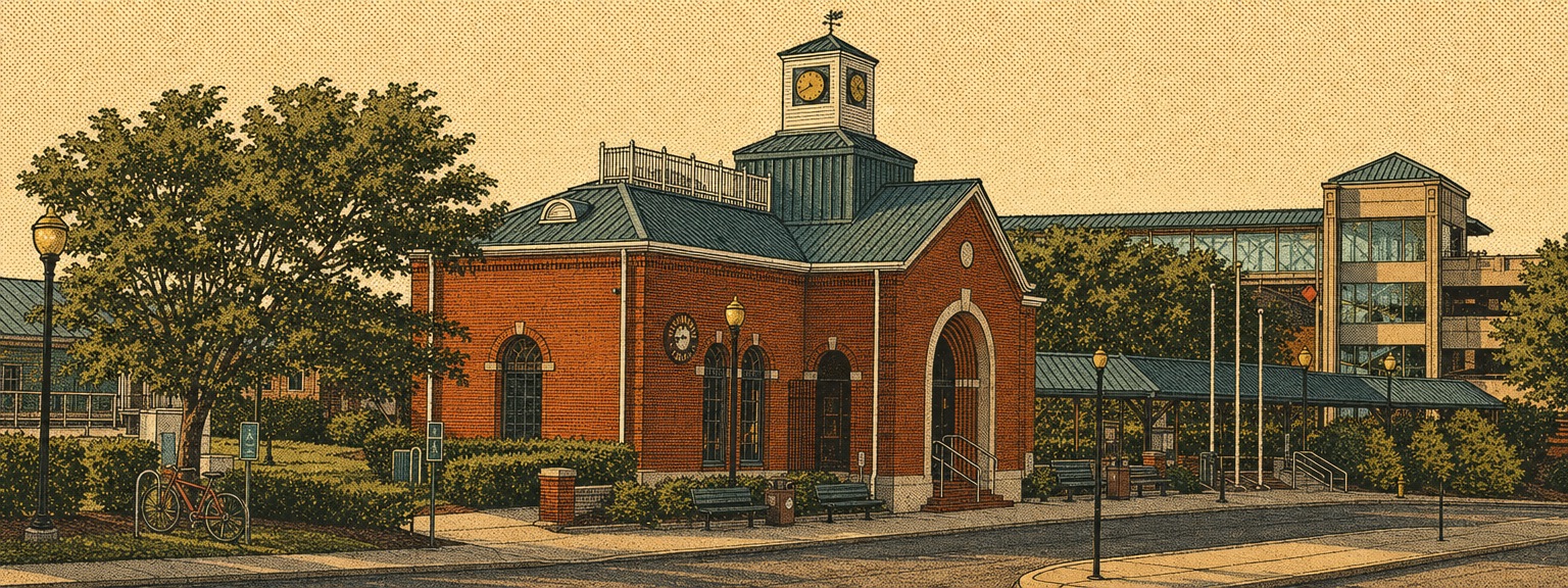 Illustrated view of Woodbridge, Virginia